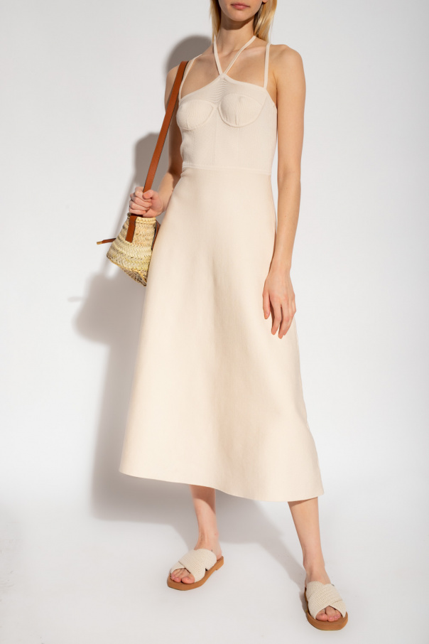 Cream 'Evie' slip dress Ulla Johnson - Satin Structured